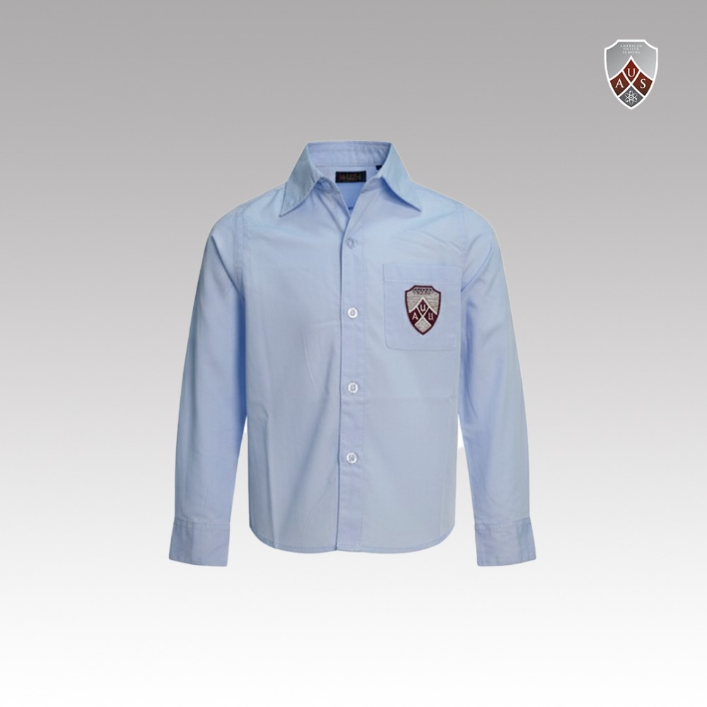 Es Boys Long Sleeve Shirt Light Blue