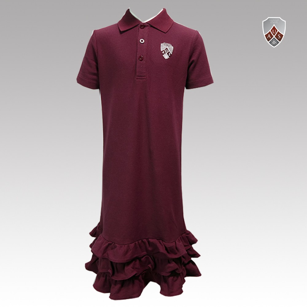 Intermediate School Girls Pique Knit Dress